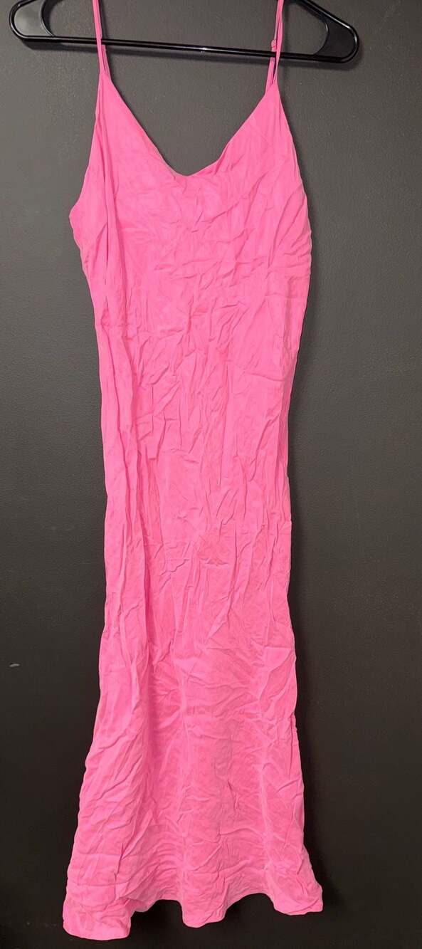 Lucy Paris Pink Slip Midi Dress Size M Style DR7037-6